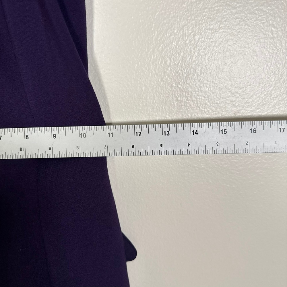 Jovani Gown Women 4 Purple Open Back Halter Neck Formal Dress Style 37592 - Picture 15 of 16